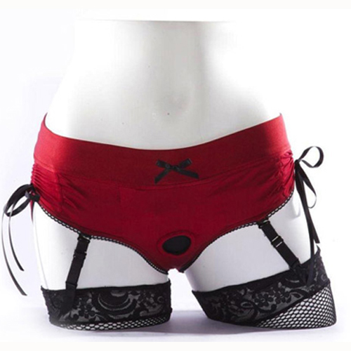 SpareParts Sasha Panty Harness - red/small